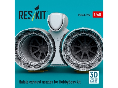Dassault Rafale - 3d-printed Exhaust Nozzles (For Hobby Boss Kits) - zdjęcie 2
