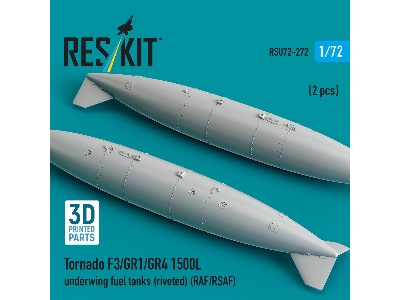 Panavia Tornado F.3 / Gr.1 / Gr.4 - 1500l Underwing Fuel Tanks - Riveted (Raf/Rsaf) (2 Pcs / 3d Printed) - zdjęcie 2