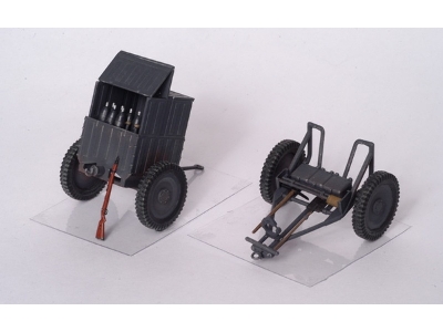 German 120-mm Mortar 42 with Trailer and Crew WWII - zdjęcie 2 German 120-mm Mortar 42 with Trailer and Crew WWII - zdjęcie 2