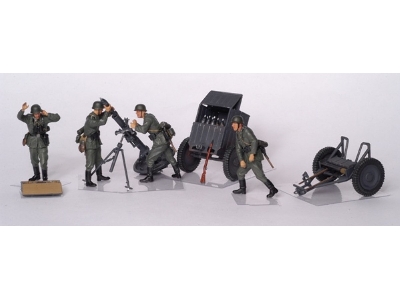 German 120-mm Mortar 42 with Trailer and Crew WWII - zdjęcie 3 German 120-mm Mortar 42 with Trailer and Crew WWII - zdjęcie 3