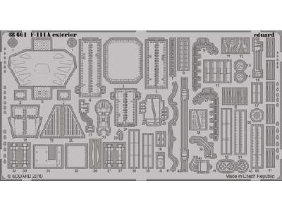  F-111A exterior 1/48 - Hobby Boss - blaszki - zdjęcie 1