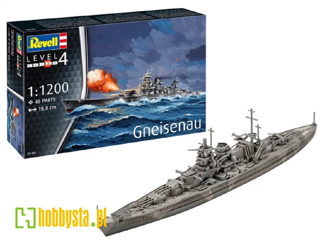 Battleship Gneisenau - Starter Kit - zdjęcie 1