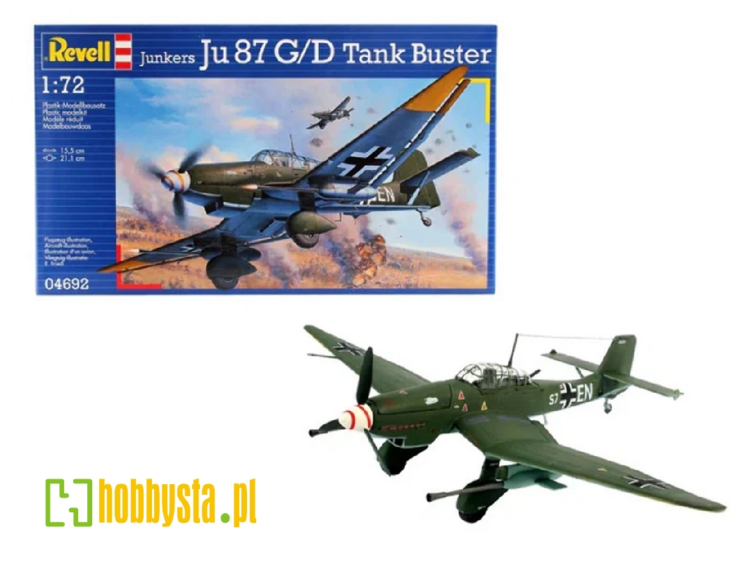 Junkers Ju-87 G/D Tank Buster - Starter Kit - zdjęcie 1 Junkers Ju-87 G/D Tank Buster - Starter Kit - zdjęcie 1