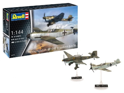 Messerschmitt Bf109e & Ju87b Stuka - Starter Kit - zdjęcie 1