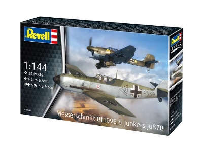 Messerschmitt Bf109e & Ju87b Stuka - Starter Kit - zdjęcie 16