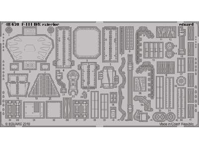  F-111D/ E exterior 1/48 - Hobby Boss - blaszki - zdjęcie 1