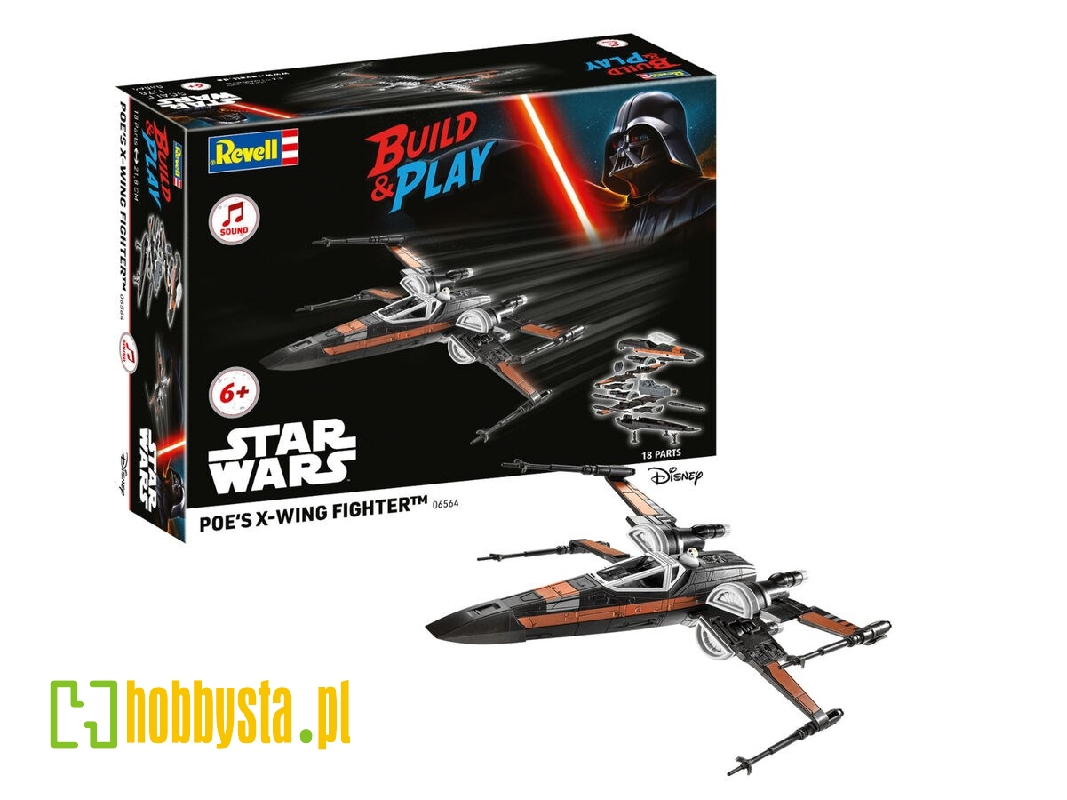 Poe's X-wing Fighter With Sound (Build & Play) - zdjęcie 1