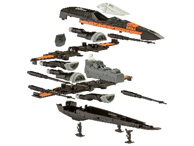 Poe's X-wing Fighter With Sound (Build & Play) - zdjęcie 7