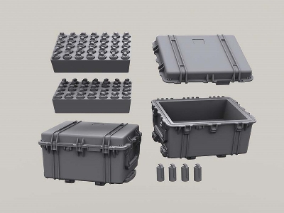 Multipurpose 1630 Military Box Set (2x Open, 2x Closed, 2x Insert) - zdjęcie 4