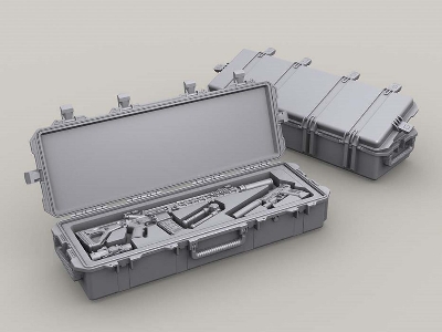 Weapon Case Set (2x Open, 2x Closed, 2x Insert + Weapons) - zdjęcie 3