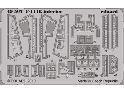  F-111E interior S. A. 1/48 - Hobby Boss - blaszki - zdjęcie 1