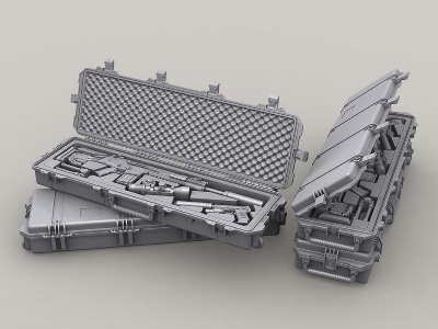Pelican Im3300 Storm Gun Case Set  (2x Open, 2x Closed, 2x Insert + Weapons) - zdjęcie 2