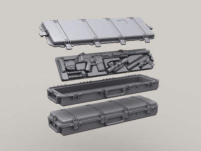 Pelican Im3300 Storm Gun Case Set  (2x Open, 2x Closed, 2x Insert + Weapons) - zdjęcie 4
