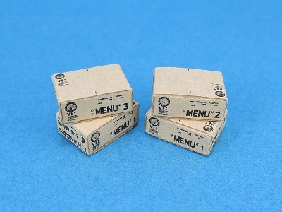 Us Wwii 10-in-1 Ration Carton Set - zdjęcie 1