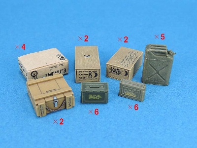Us Wwii Afv Generic Stowage Set - zdjęcie 1