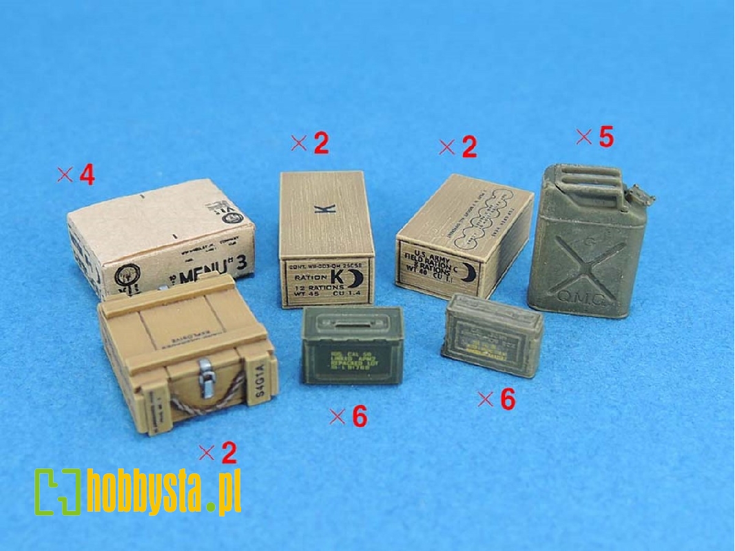 Us Wwii Afv Generic Stowage Set - zdjęcie 1