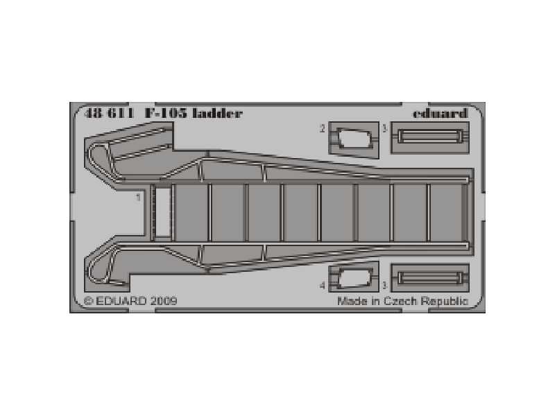  F-105 ladder 1/48 - blaszki - zdjęcie 1