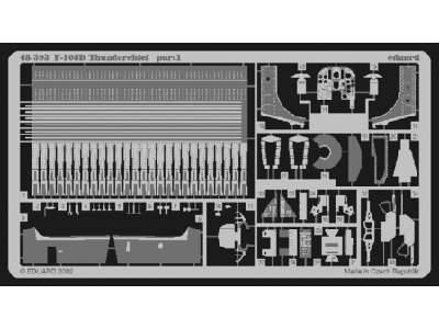  F-105D 1/48 - Monogram - blaszki - zdjęcie 1