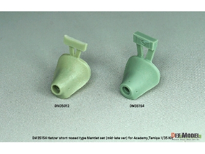 German Hetzer Late - Short Type Mantlet / Barrel Set (For Academy And Tamiya Kits) - zdjęcie 8