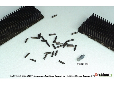 Us Xm813 30 X 173mm Cannon Cartridges Set - For M1296 Stryker Dragoon - zdjęcie 5