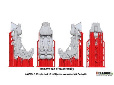 F-35 Lightning Ii - Us16e Ejection Seat (1 Piece / For Tamiya Kits) - zdjęcie 3