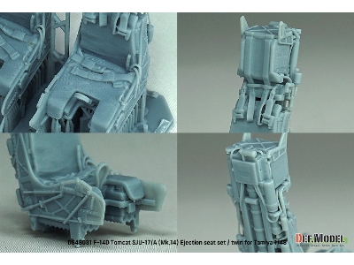 Grumman F-14 D Tomcat - Sju-17/A (Mk.14) Ejection Seat Set (Twin / For Tamiya Kits) - zdjęcie 9