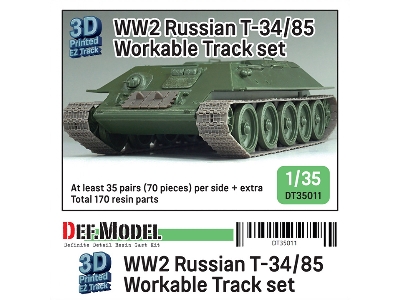 Russian T-34/85 - Workable Track Set - zdjęcie 1