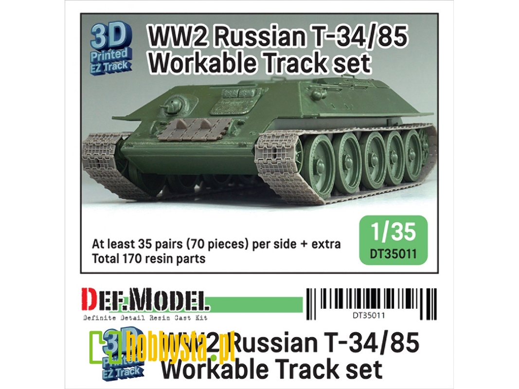 Russian T-34/85 - Workable Track Set - zdjęcie 1 Russian T-34/85 - Workable Track Set - zdjęcie 1