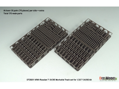 Russian T-34/85 - Workable Track Set - zdjęcie 3