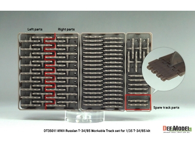Russian T-34/85 - Workable Track Set - zdjęcie 5