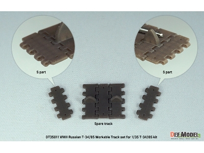 Russian T-34/85 - Workable Track Set - zdjęcie 7
