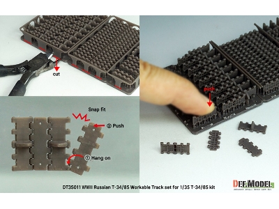 Russian T-34/85 - Workable Track Set - zdjęcie 16