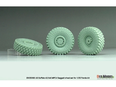 Us Buffalo A2 6x6 Mpcv Sagged Wheel Set (For Panda Kits) - zdjęcie 4