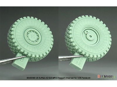 Us Buffalo A2 6x6 Mpcv Sagged Wheel Set (For Panda Kits) - zdjęcie 5