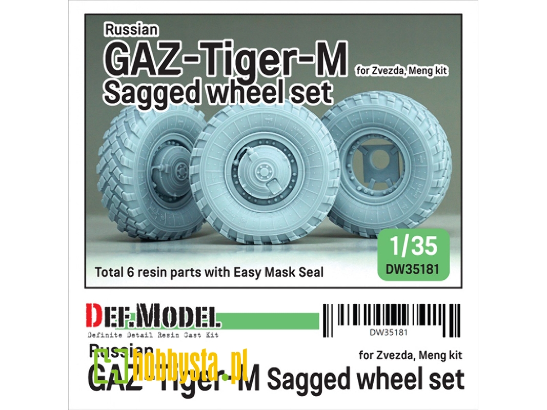 Russian Gaz Tigr-m - Sagged Wheel Set (For Zvezda And Meng Kits) - zdjęcie 1 Russian Gaz Tigr-m - Sagged Wheel Set (For Zvezda And Meng Kits) - zdjęcie 1