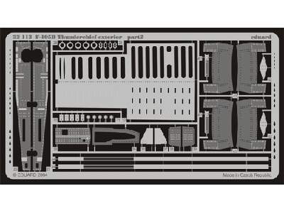  F-105D exterior 1/32 - Trumpeter - blaszki - zdjęcie 3