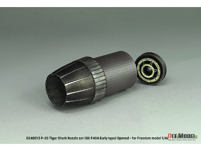 F-20 Tigershark - Nozzle Set Opened (Ge Yf404-100 / For Freedom Model 1/48) - zdjęcie 3