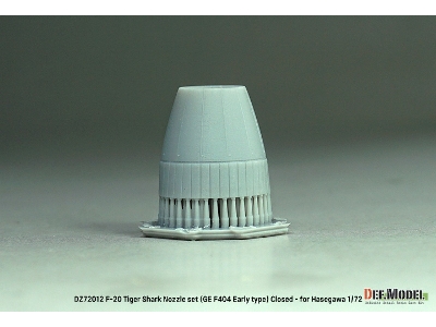 F-20 Tigershark - Nozzle Set Closed (Ge Yf404-100 / For Hasegawa Kits) - zdjęcie 3