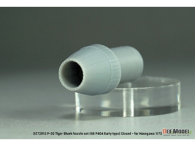 F-20 Tigershark - Nozzle Set Closed (Ge Yf404-100 / For Hasegawa Kits) - zdjęcie 5