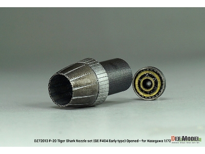 F-20 Tigershark - Nozzle Set Opened (Ge Yf404-100 / For Hasegawa Kits) - zdjęcie 3
