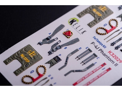Mcdonnell Douglas F-4 J - Interior 3d Decals (For Tamiya Kits) - zdjęcie 6