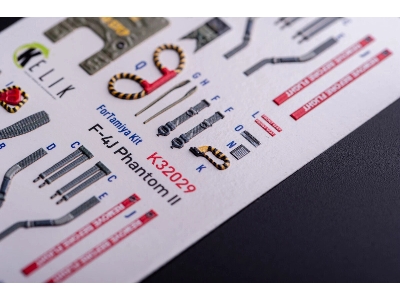 Mcdonnell Douglas F-4 J - Interior 3d Decals (For Tamiya Kits) - zdjęcie 7