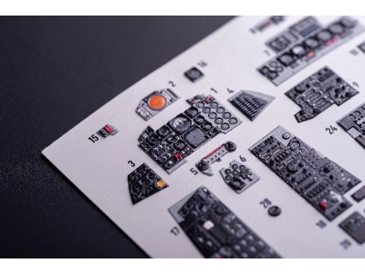 Mcdonnell Douglas F-4 J - Interior 3d Decals (For Tamiya Kits) - zdjęcie 8
