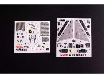 Mcdonnell Douglas Av-8 Harrier - Interior 3d Decals (For Trumpeter Kits) - zdjęcie 1