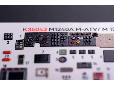M1240a M-atv - Interior 3d Decals (For Rfm Kits) - zdjęcie 1