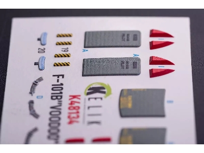 Mcdonnell F-101 B Voodoo - Interior 3d Decals (For Zimi Model / Kittyhawk Kits) - zdjęcie 1