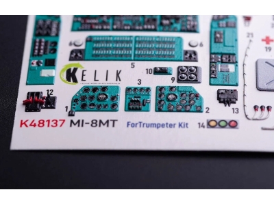 Mil Mi-8mt - Interior 3d Decals (For Trumpeter Kits) - zdjęcie 1