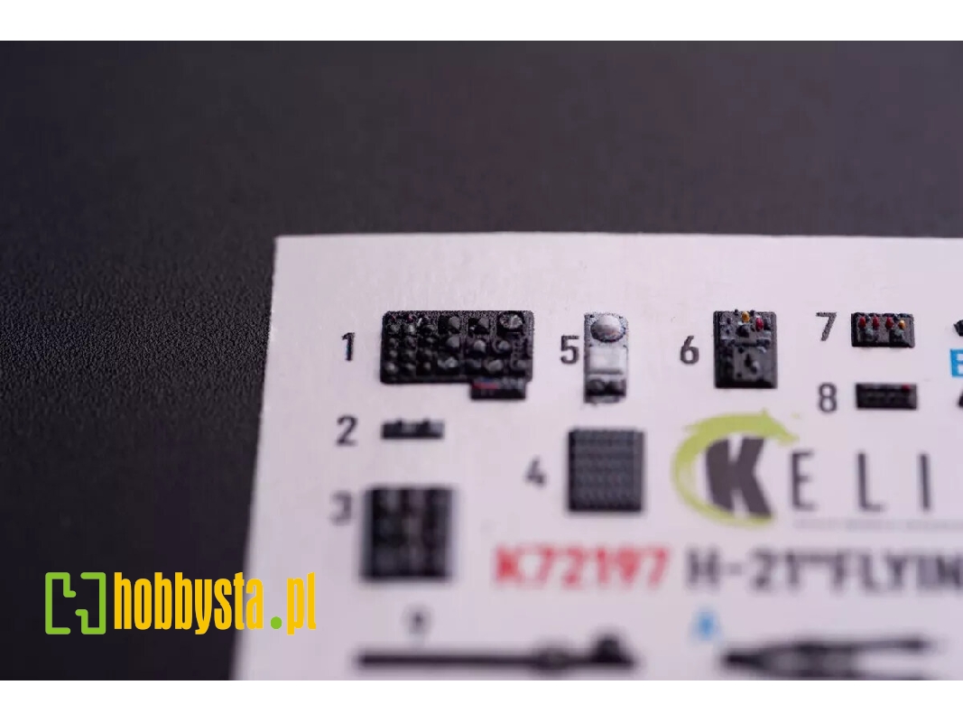 Piasecki H-21 "flying Banana" - Interior 3d Decals (For Italeri Kits) - zdjęcie 1
