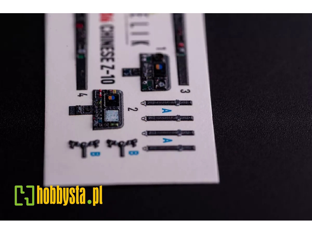 Chinese Changhe Z-10 - Interior 3d Decals (For Hobby Boss Kits) - zdjęcie 1