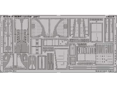  F-105D/ G exterior 1/48 - Hobby Boss - blaszki - zdjęcie 2